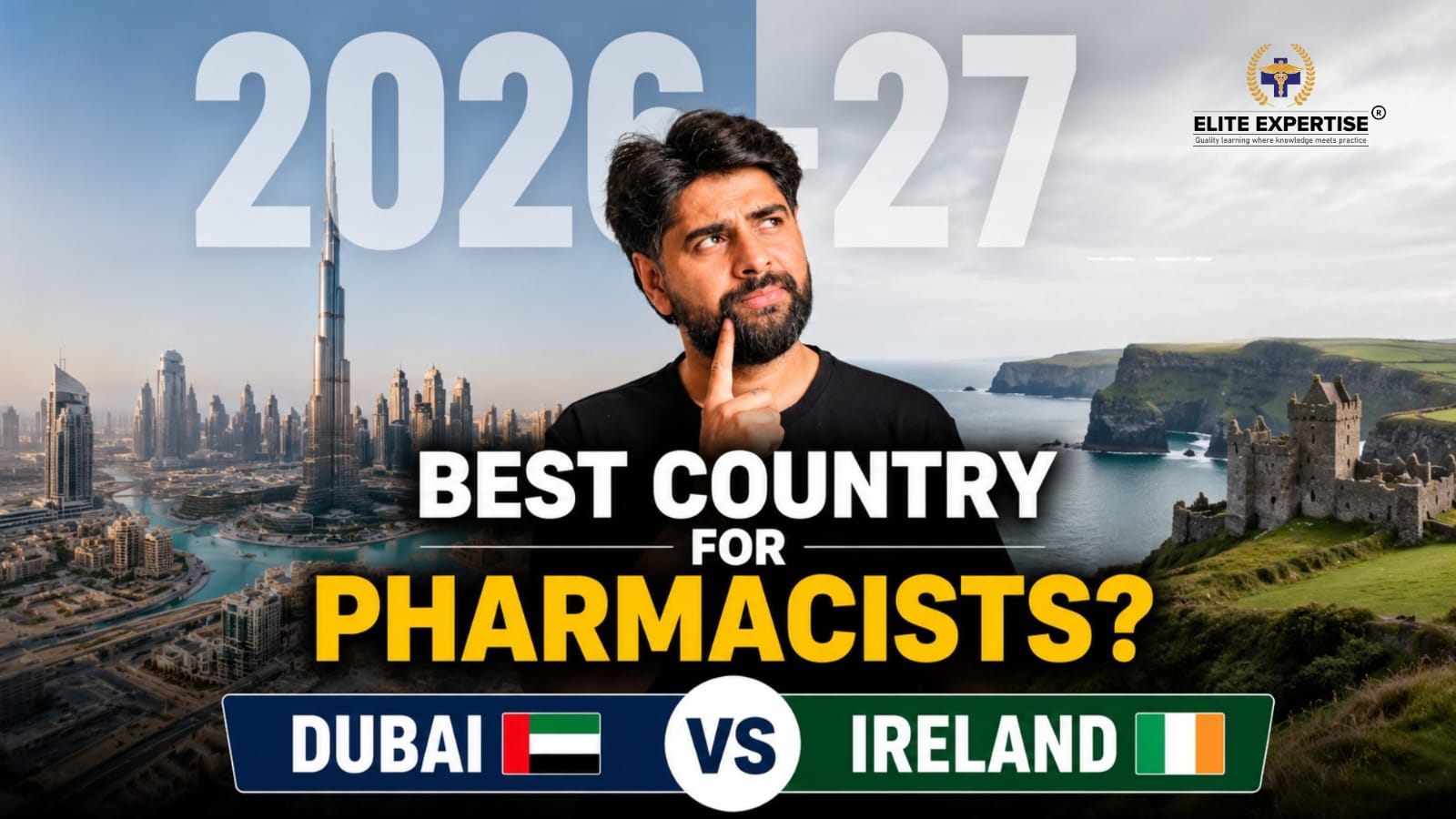 Elite Expertise thumbnail: Dubai vs Ireland for pharmacists
